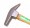Diamond nailing on farrier hammer