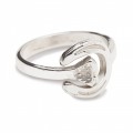 Horseshoe and nail ladies ring